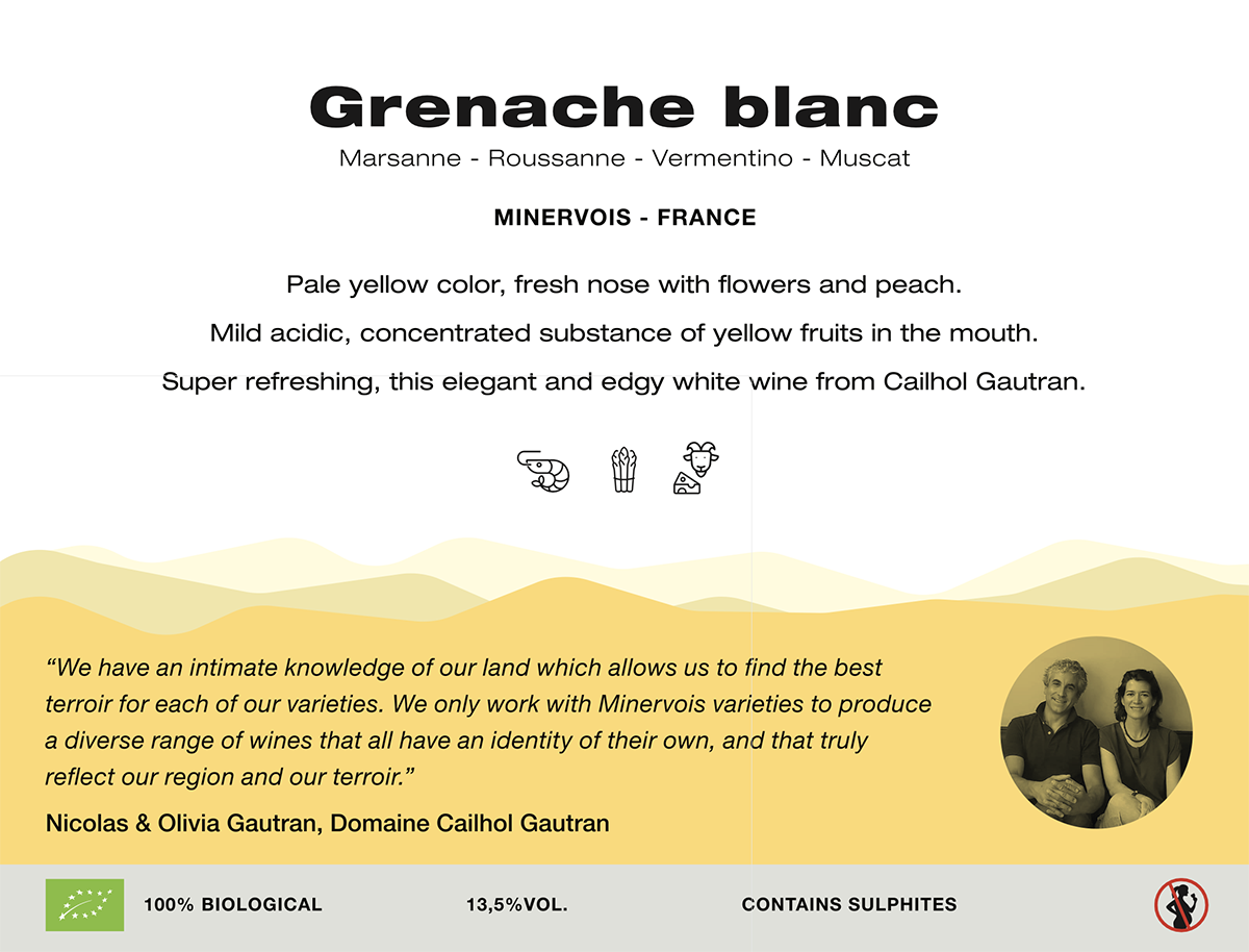 Grenache blanc & Marsanne & Roussanne & ... (Minervois)
